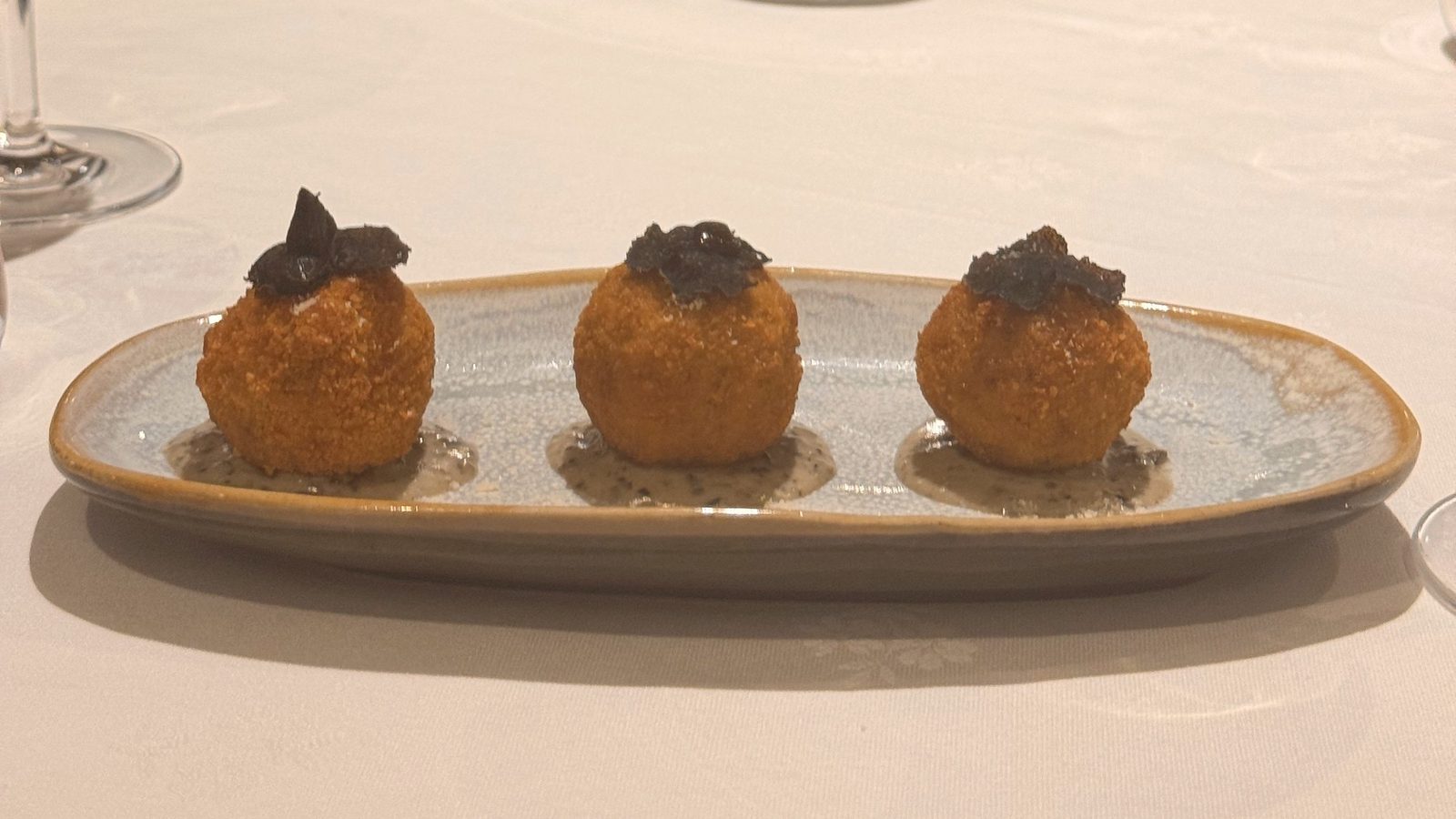 Arancini à la truffe noire