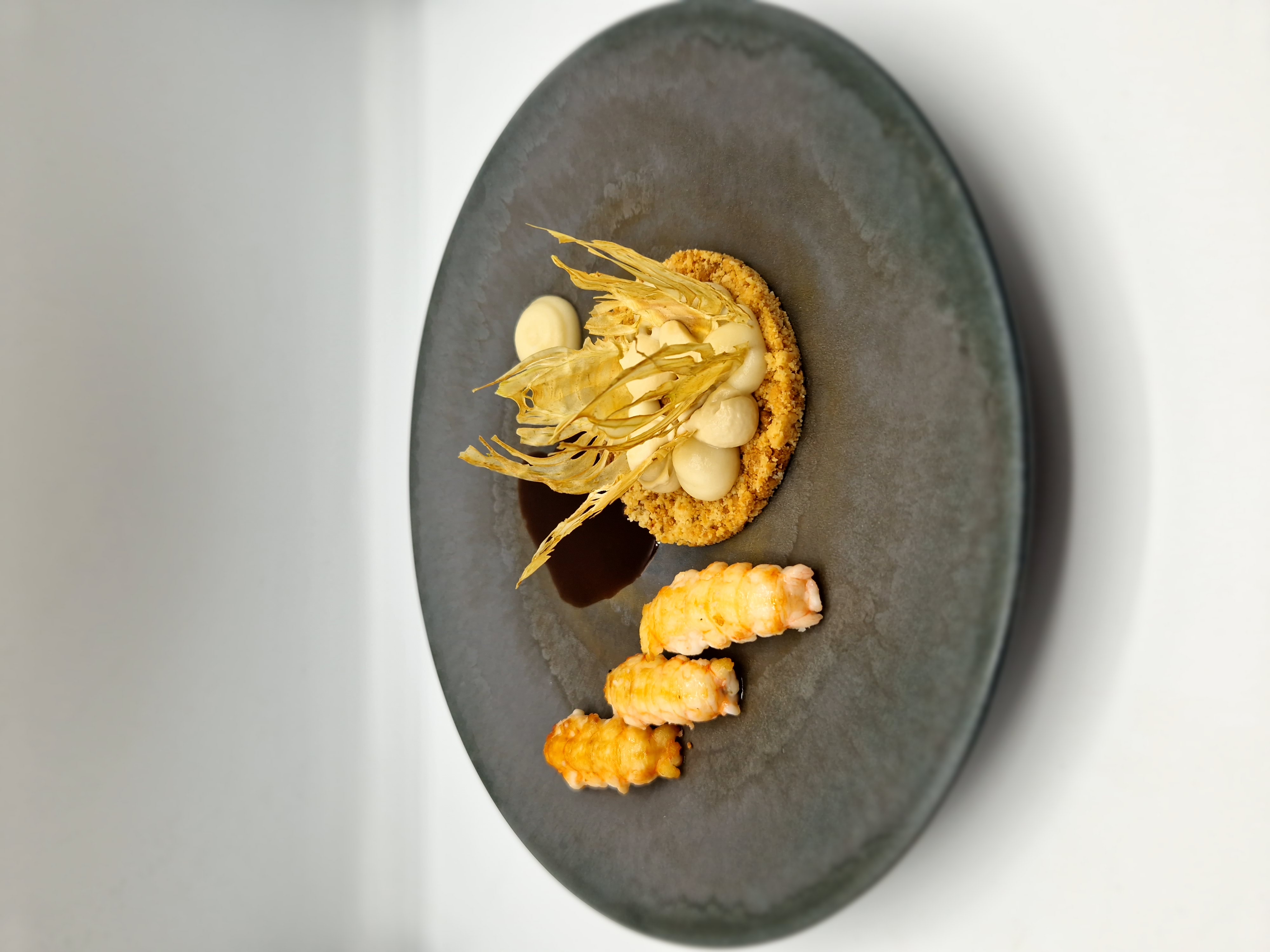 Langoustines fenouil celerie rave