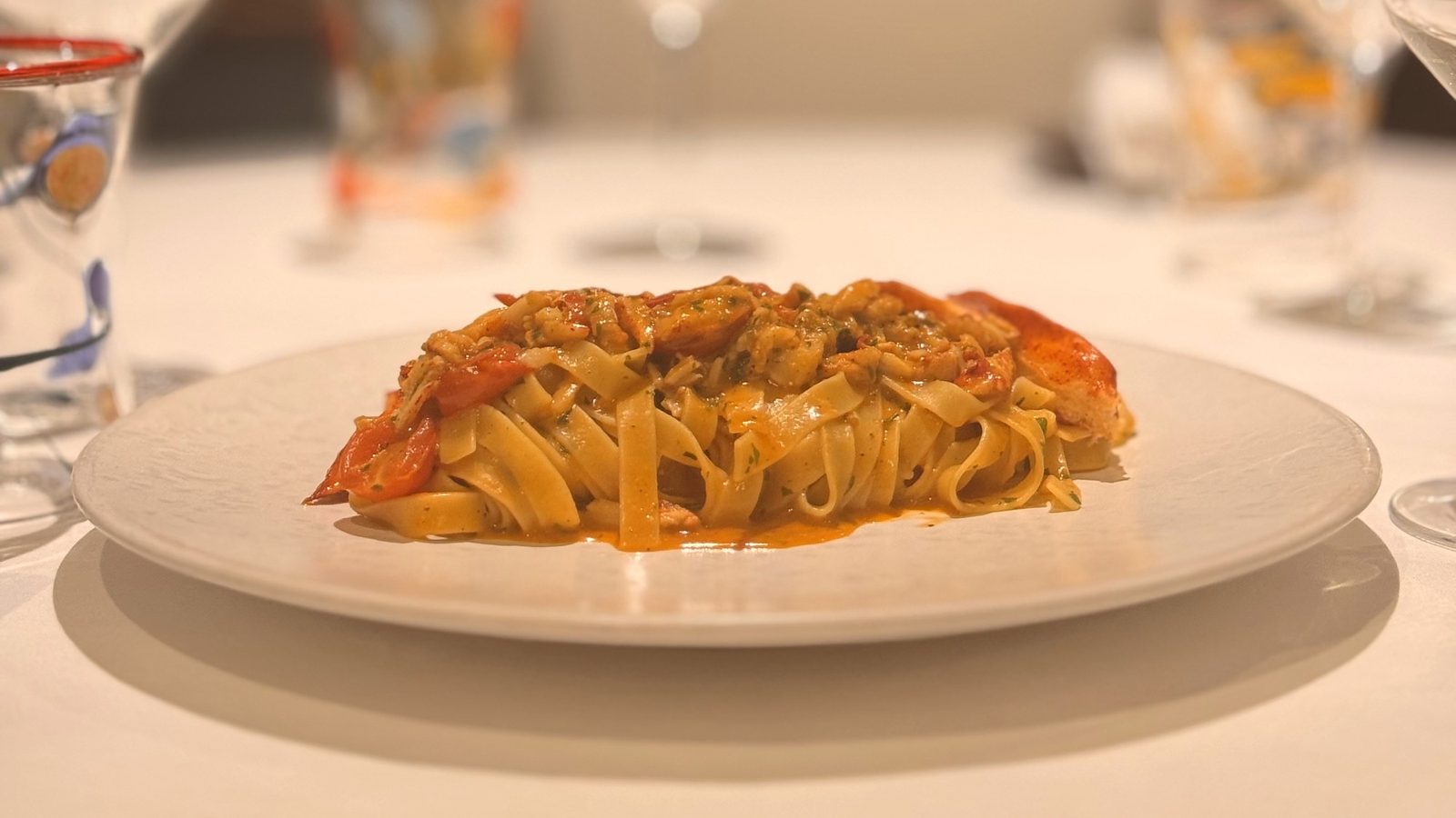 Tagliatelle au homard